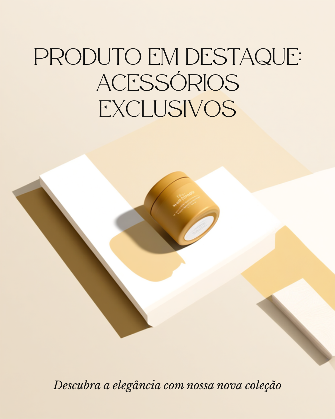 Post de Instagram criado no Canva para e-commerce, variação 4