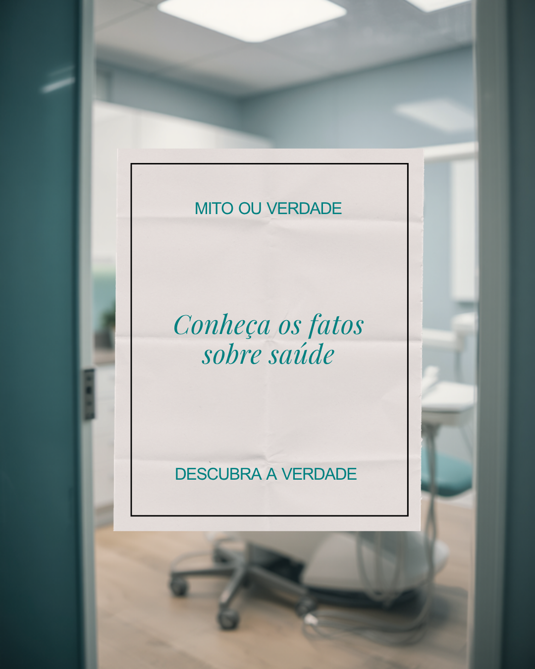 Post de Instagram criado no Canva para saúde, variação 4